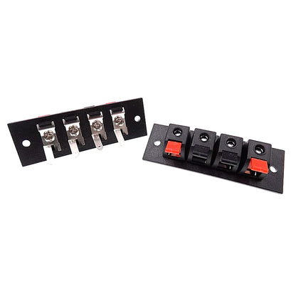 2Pcs Black Connector Terminal Audio Speaker Terminals Plug Socket Clip Audio Speaker Terminals Breadboard Clips