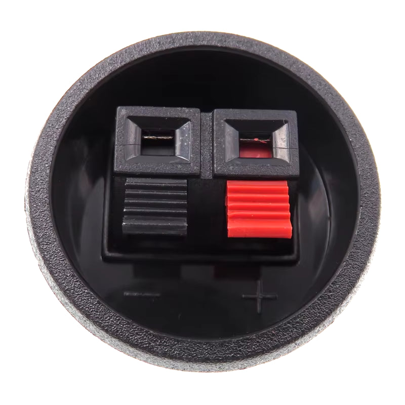 2Pcs Black Connector Terminal Audio Speaker Terminals Plug Socket Clip Audio Speaker Terminals Breadboard Clips