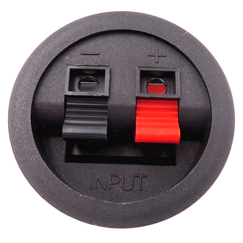 2Pcs Black Connector Terminal Audio Speaker Terminals Plug Socket Clip Audio Speaker Terminals Breadboard Clips